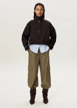 Balloon funnel trenchcoat