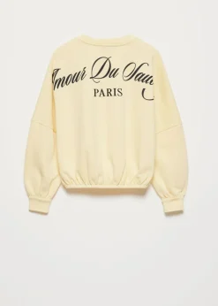 Balloon sweater met backprint