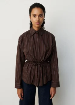 Blouse met gesmokte taille