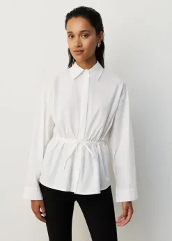 Blouse met gesmokte taille