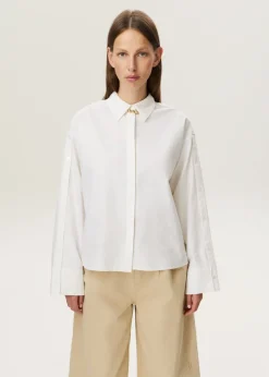 Blouse met knoopdetails