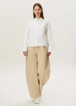 Blouse met knoopdetails