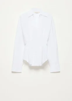 Blouse met plooien