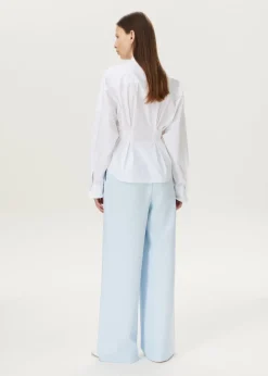 Blouse met plooien