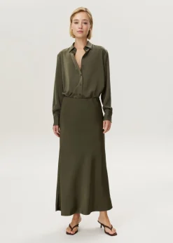 Blouse satijnen look