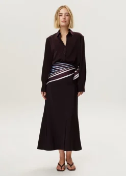 Blouse satijnen look