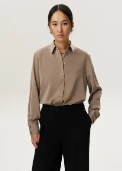 Blouse satijnen look