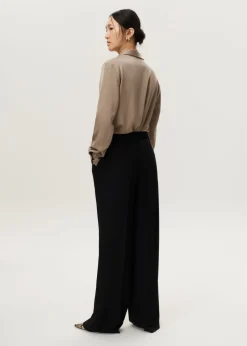 Blouse satijnen look
