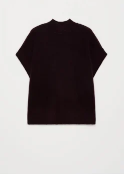 Cap sleeve gebreide trui