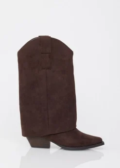 Cowboy laarzen met overlay