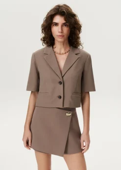 Cropped blazer