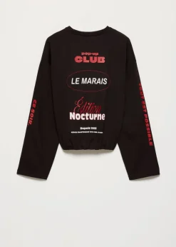 Cropped longsleeve T-shirt