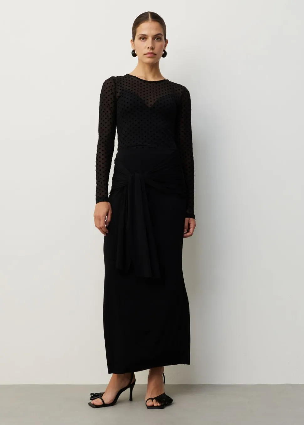 Drape midi rok