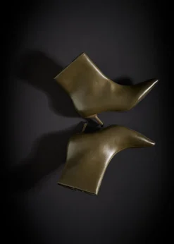 Enkellaars met kitten heel