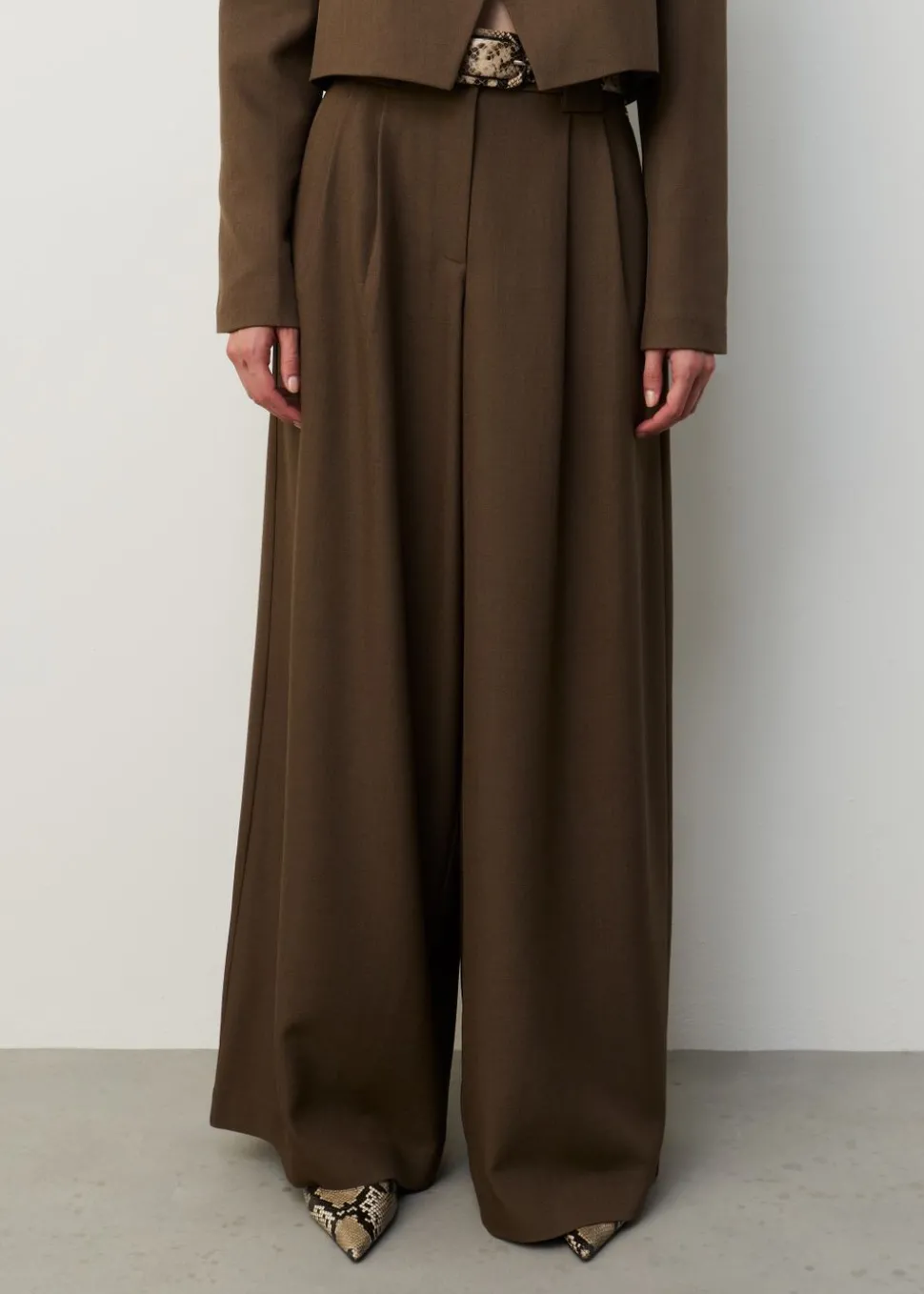 Extra wide leg pantalon