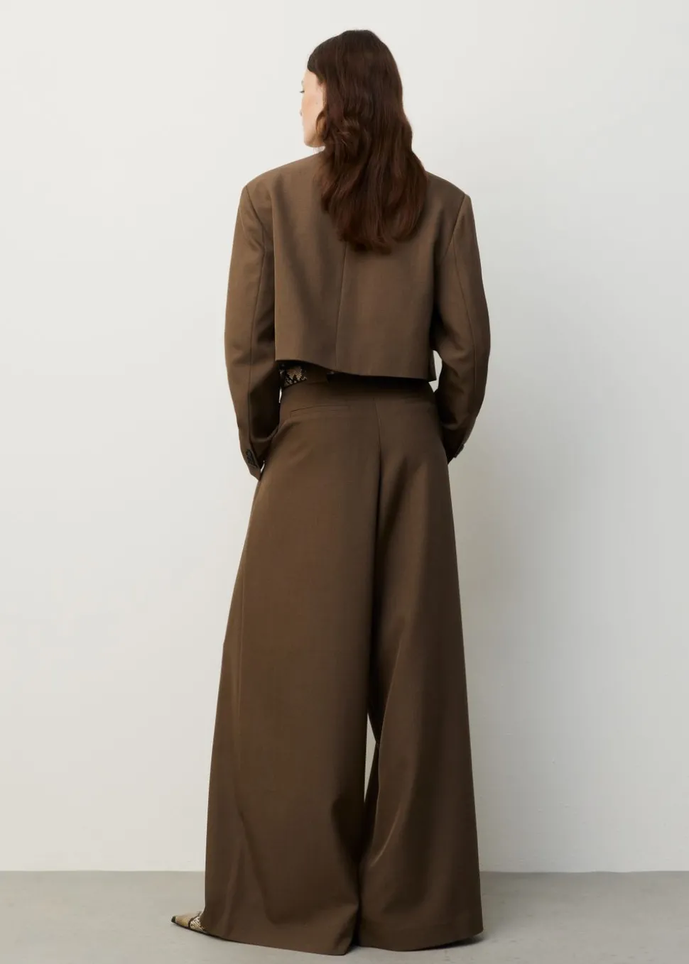 Extra wide leg pantalon