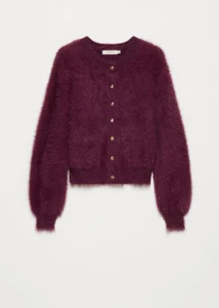 Fluffy oversized vest