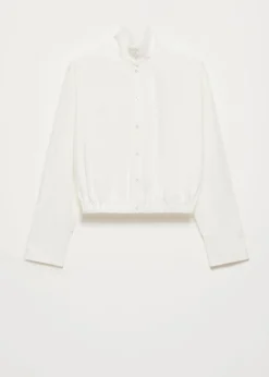 Funnel neck blouse