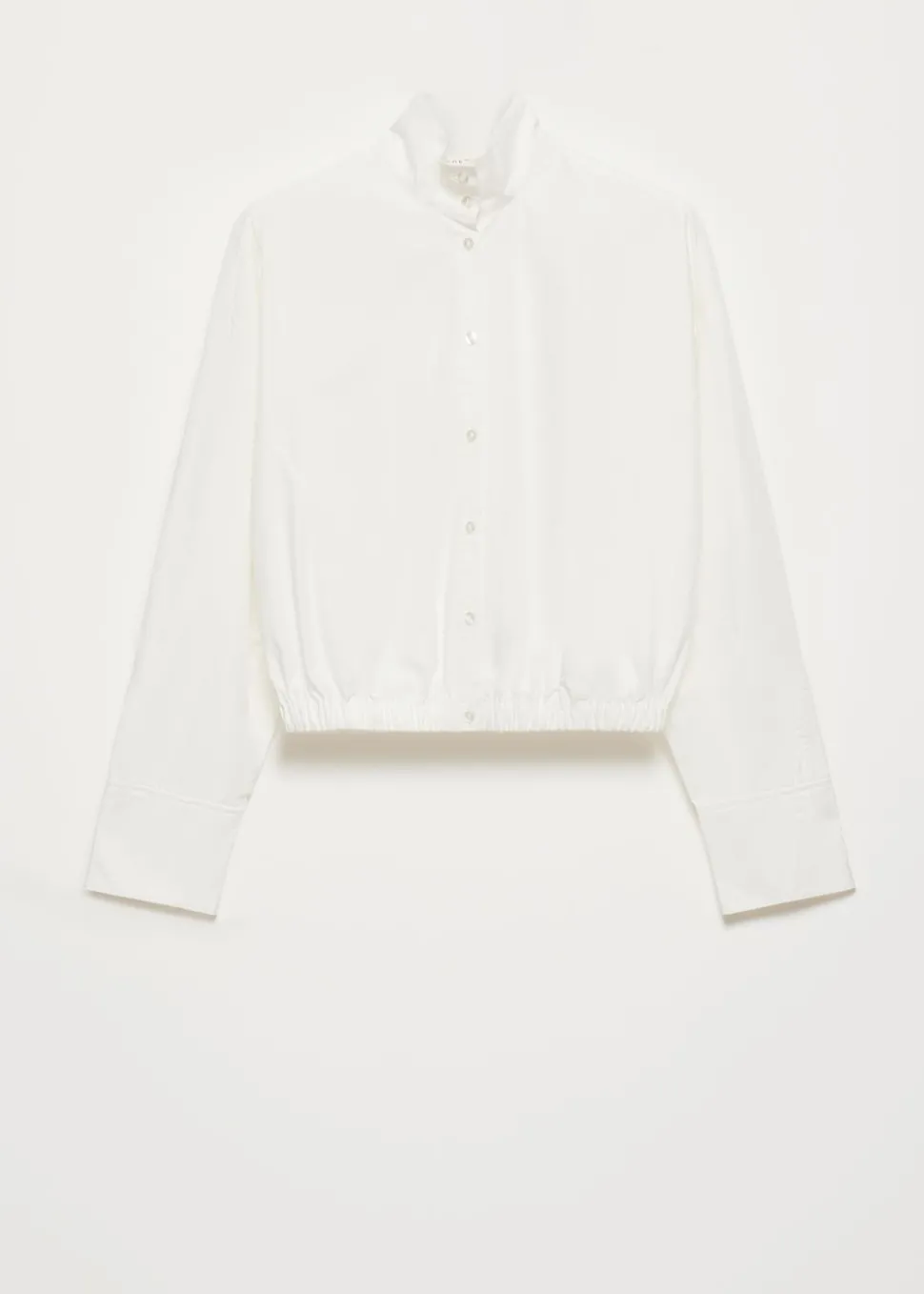 Funnel neck blouse