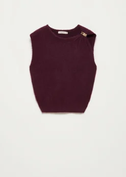 Gebreide top met ringdetail