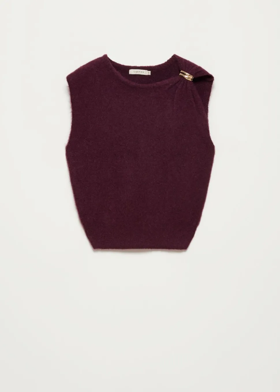 Gebreide top met ringdetail