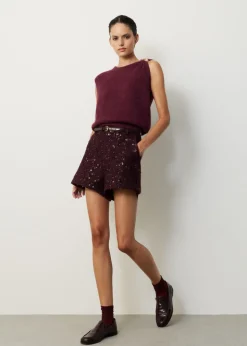 Gebreide top met ringdetail