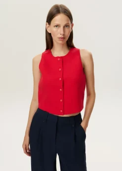 Gebreid gilet