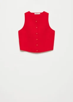 Gebreid gilet
