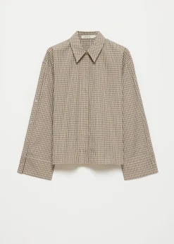 Geruite blouse