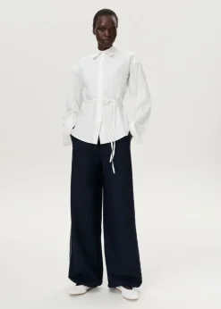 Gestreepte klassieke blouse