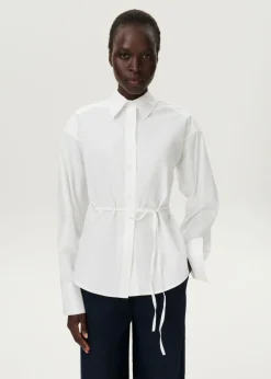 Gestreepte klassieke blouse