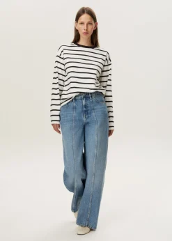 Gestreept longsleeve T-shirt