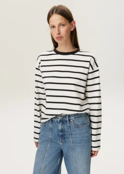 Gestreept longsleeve T-shirt