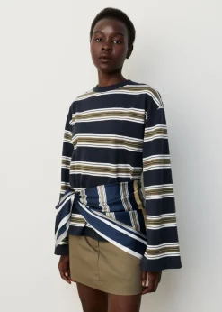 Gestreept longsleeve t-shirt