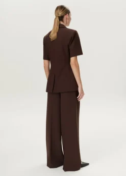 Getailleerde blazer met korte mouwen