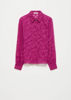 Getextureerde blouse