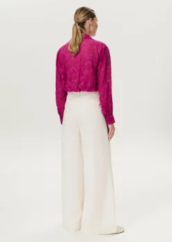 Getextureerde blouse