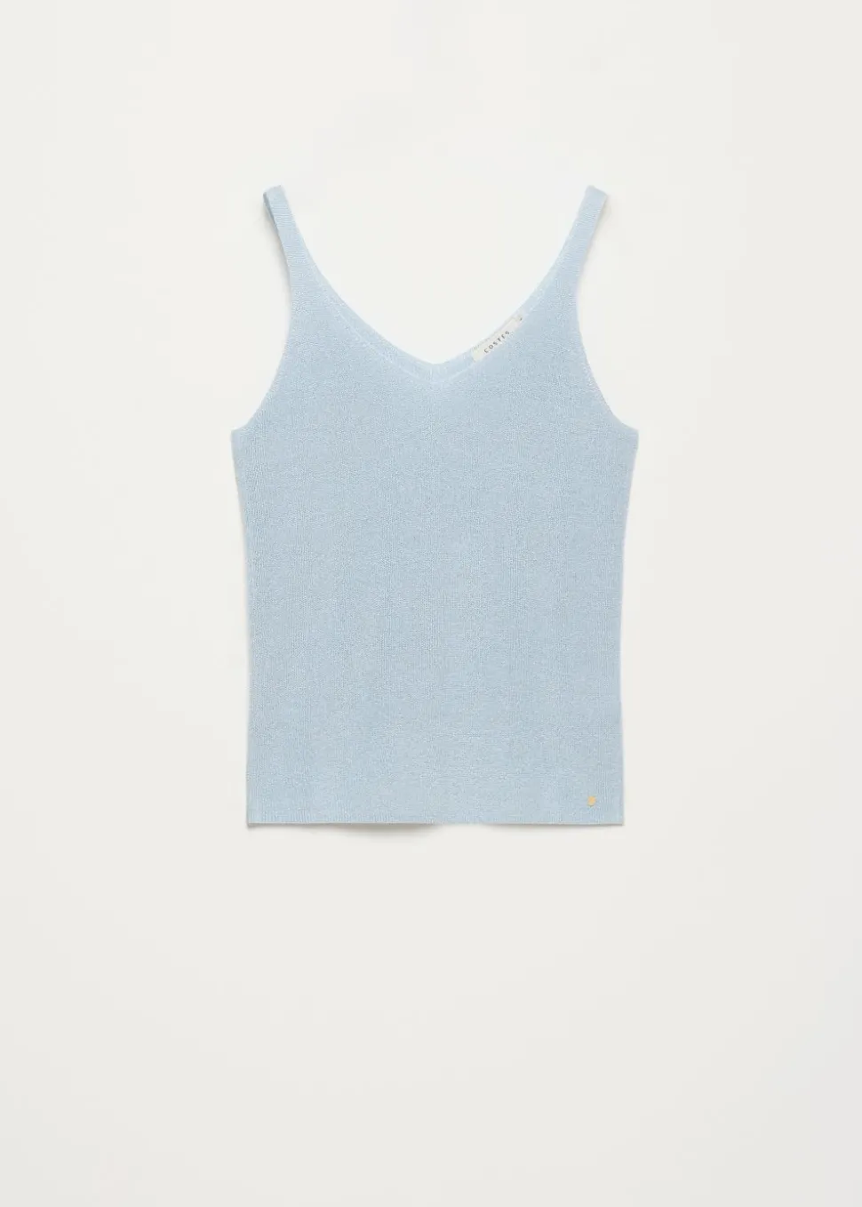 Glitter singlet met v-hals
