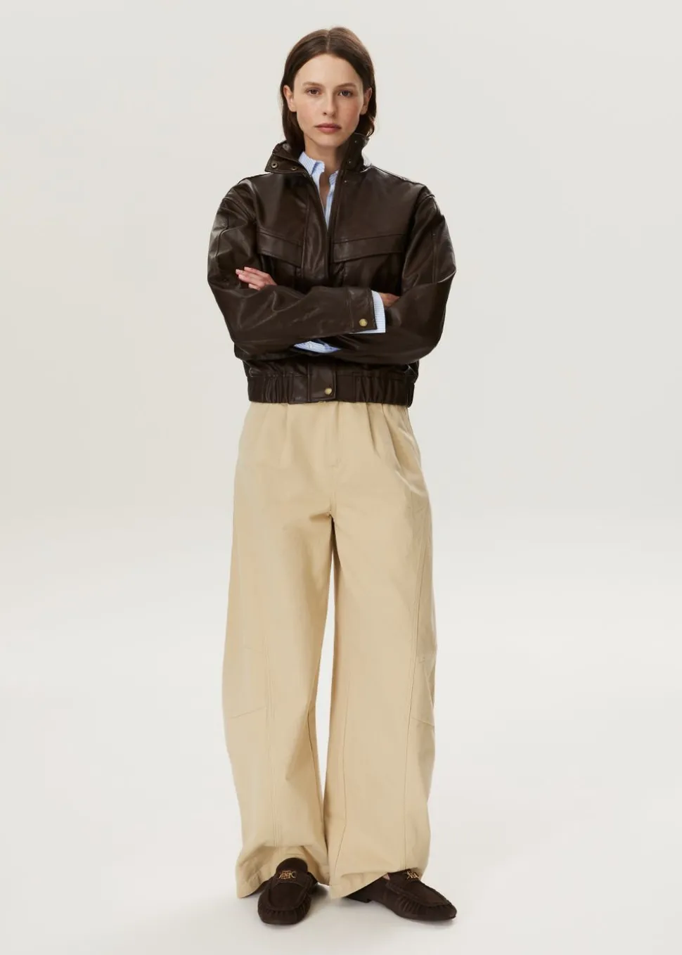 Imitatieleren jacket
