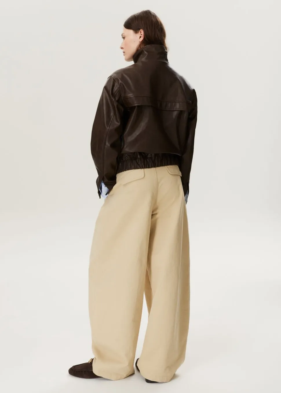 Imitatieleren jacket