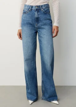 JAZZ - Ultra high rise wide leg jeans