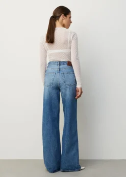 JAZZ - Ultra high rise wide leg jeans