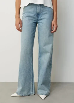 JAZZ - Ultra high rise wide leg jeans