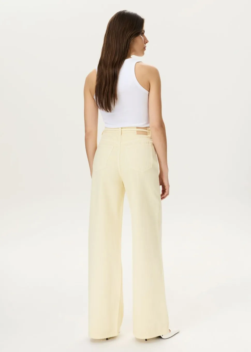 JAZZ - Wide leg jeans met koord