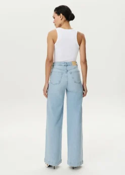 JAZZ - Wide leg jeans pintuck