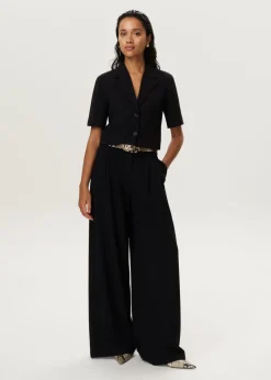 Jersey plooi pantalon