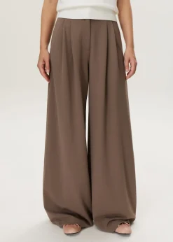 Jersey plooi pantalon