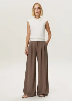 Jersey plooi pantalon
