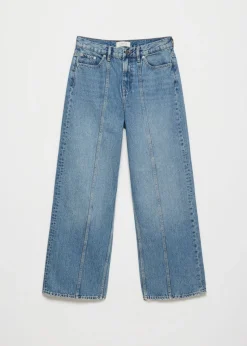 JOY - Mid rise jeans naad detail