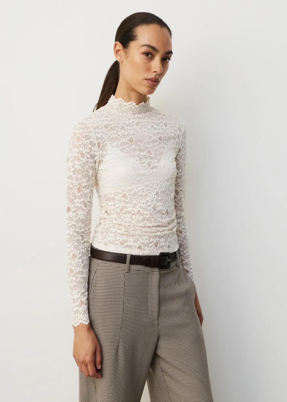 Kanten mock neck top